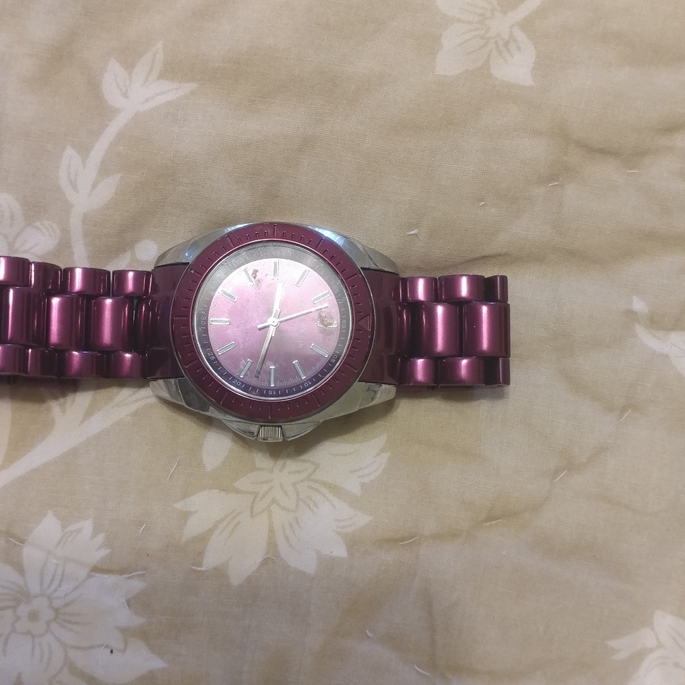 Anne Klein purple water resistant watch